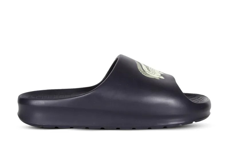 Мужские сандалии Lacoste Serve Slide 2.0 123 1 темно-синего и кремового цвета 745CMA0005J18