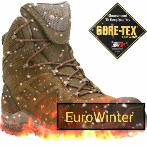 Ботинки HAIX EuroWinter Black Eagle Tactical 2.0 N GTX, размер UK 8, коричневый