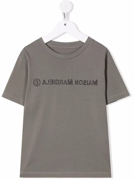 MM6 Maison Margiela Kids футболка с логотипом
