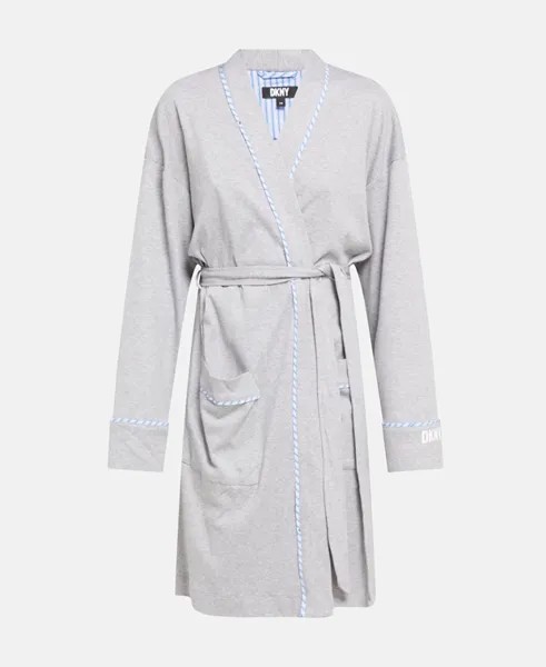 Банный халат DKNY, светло-серый
