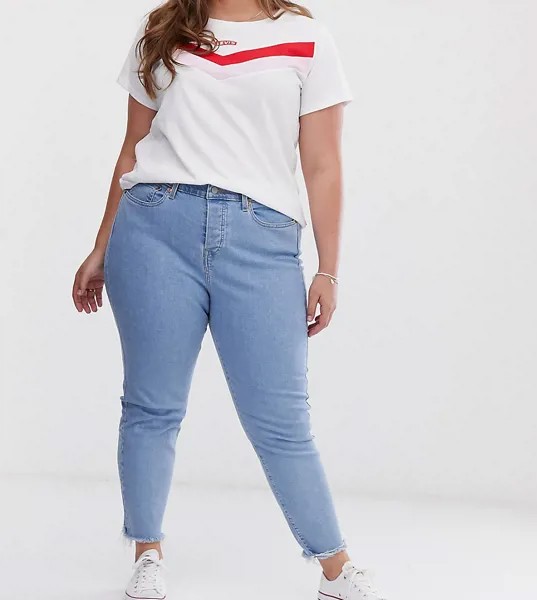 Джинсы в винтажном стиле Levi's Plus-Синий