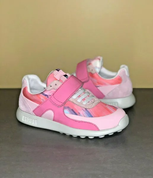 Розовые кроссовки для девочек Camper Driftie Слипоны на липучке НОВИНКА