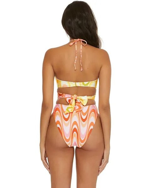 Купальник BECCA Whirlpool Margot High Neck One-Piece, мульти