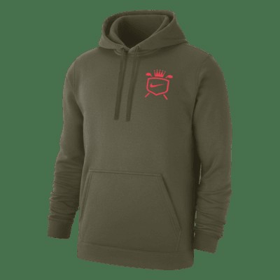 Худи Nike Club Fleece, цвет Olive