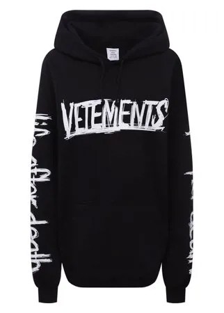 Хлопковое худи VETEMENTS