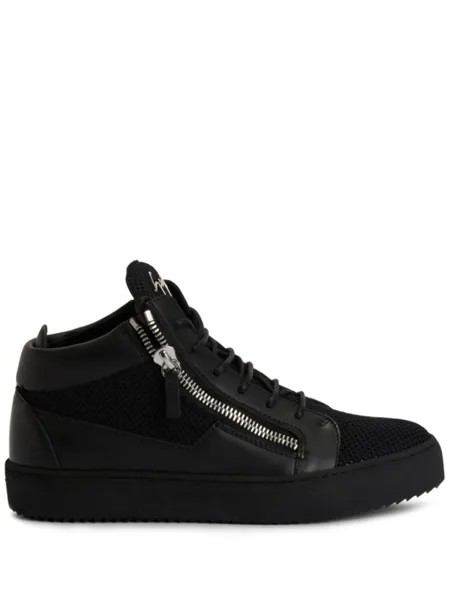 Giuseppe Zanotti кеды Frankie с логотипом, черный