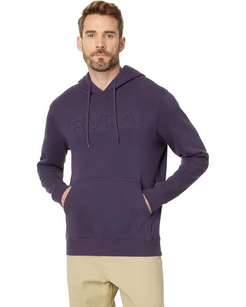 Худи RVCA Big RVCA Embossed Pullover, цвет Dark Plum