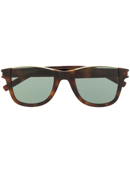 Saint Laurent Eyewear солнцезащитные очки в квадратной оправе