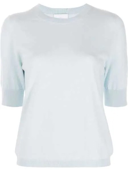 Allude трикотажный топ с короткими рукавами