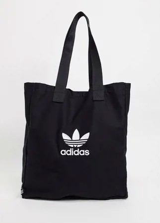 Черная сумка-шоппер adidas Originals Adicolor-Черный цвет