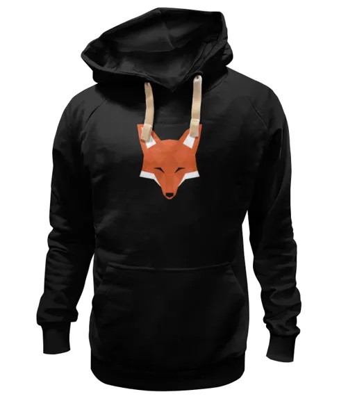Худи Printio Лисичка черное 2XL