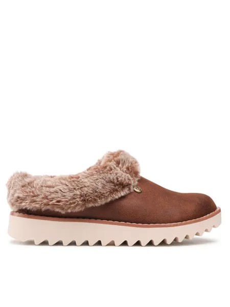 Домашние тапочки BOBS Winter Rock Skechers, коричневый