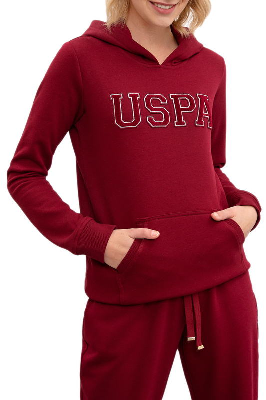 Худи женское U.S. POLO Assn. G082SZ0820E-GIZMO красное S