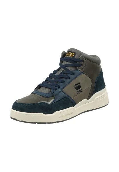 Кроссовки из искусственной кожи G-STAR RAW, цвет Grau/ Blau