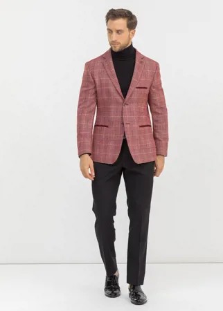 Пиджак мужской Marc De Cler Ps 3833-4-182 красный; розовый 52 RU
