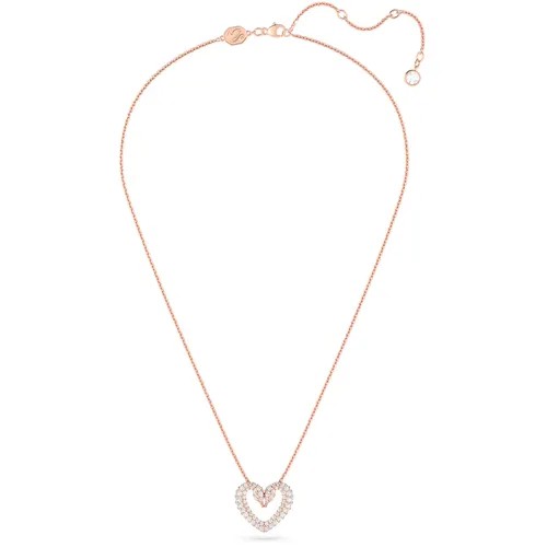 Колье SWAROVSKI, кристаллы Swarovski, длина 47 см, серебряный, золотой