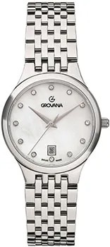 Швейцарские наручные  женские часы Grovana 5013.1136. Коллекция DressLine