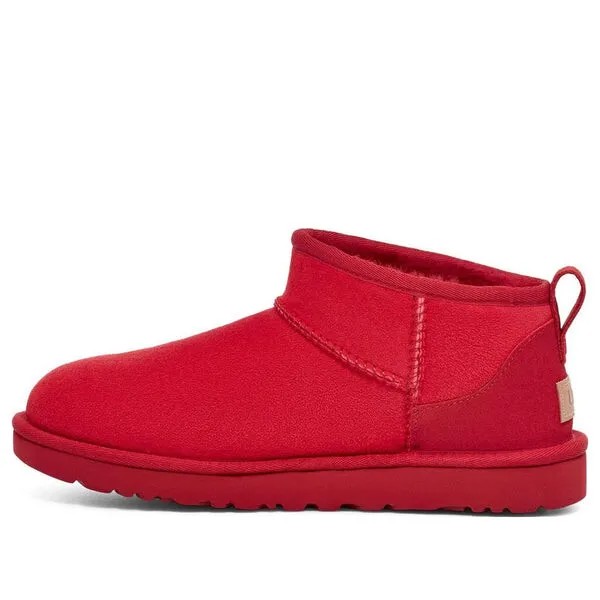 Кроссовки классические ультра мини ботинок Ugg, красный