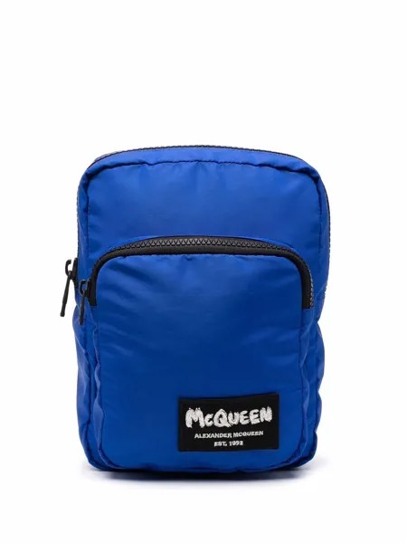 Alexander McQueen сумка на плечо с нашивкой-логотипом