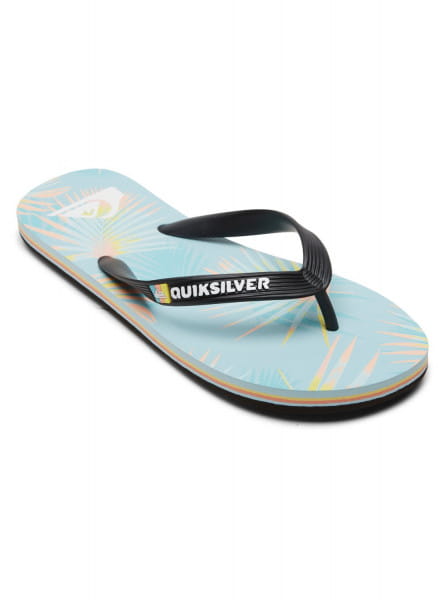 Шлепанцы мужские Quiksilver AQYL101249-BYJ1 голубые 38.5 RU