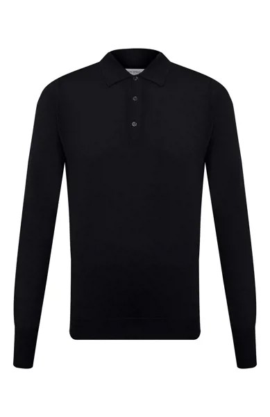 Поло из шерсти и хлопка John Smedley