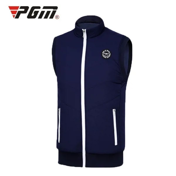 Искусственная Мужская ветрозащитная утепленная куртка Pgm, мужская спортивная куртка без рукавов, жилет, осенние куртки для гольфа D0510