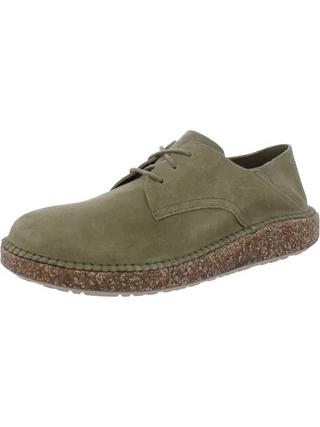 Мужские замшевые туфли дерби на шнуровке Gary Birkenstock, цвет Faded Khaki