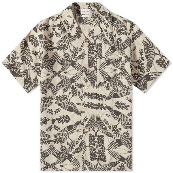 Рубашка Oliver Spencer Havana Short Sleeve, черный