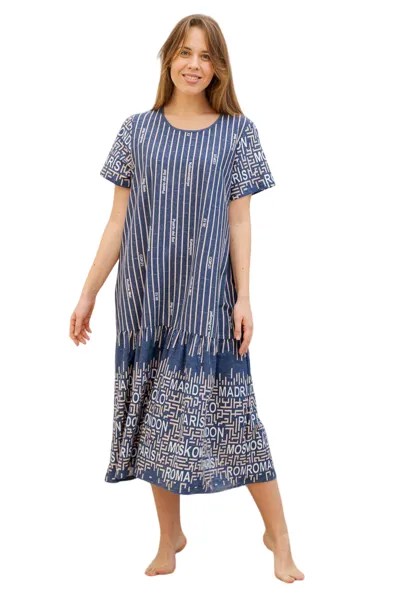 Платье женское LikaDress 18-1539 синее 60 RU