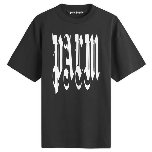Футболка Palm Angels Gothic Palm T-Shirt, черный