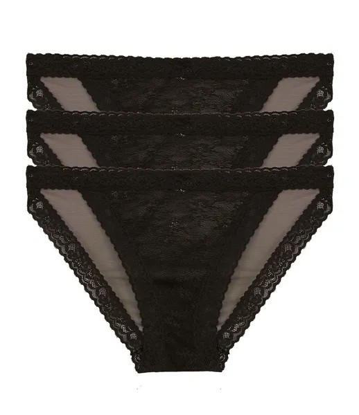 Набор бикини-стрингов Natori Escape, 3 шт., черный