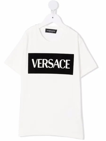 Versace Kids футболка с логотипом