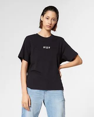Женская футболка HUF Wmns OG Logo Relax SS Lifestyle черный