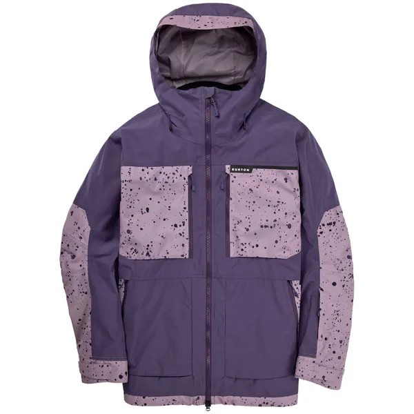 Куртка Burton Frostner, цвет Violet Halo/Elderberry Spatter
