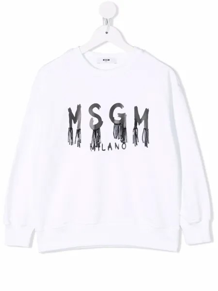 MSGM Kids толстовка с логотипом