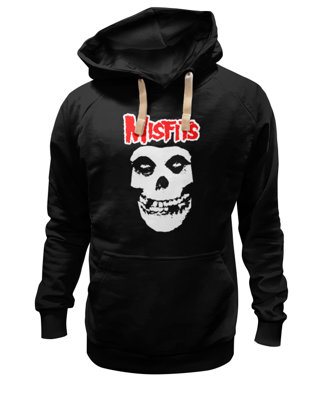Худи Printio Misfits черное 3XL