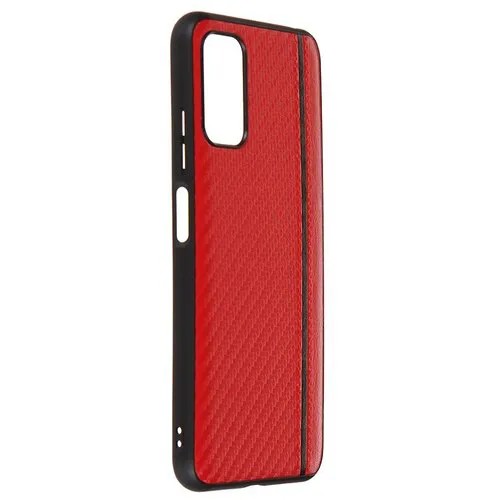 Чехол G-Case для Xiaomi Redmi Note 10T / Poco M3 Pro Carbon Red GG-1491