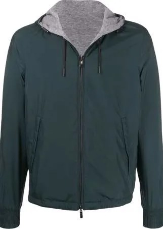Ermenegildo Zegna бомбер с капюшоном