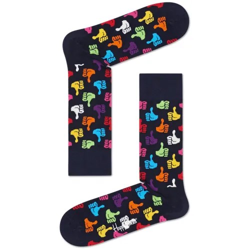 Носки Happy Socks, размер 36-40, черный