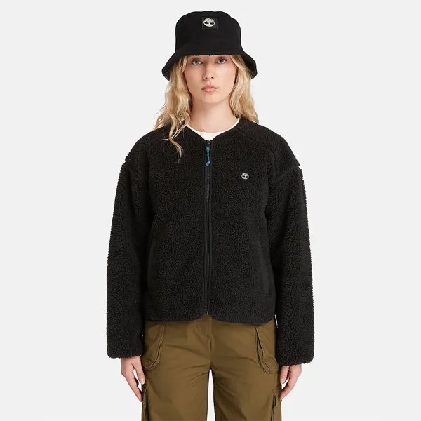 Куртка Timberland Sherpa Fleece Bomber, черный