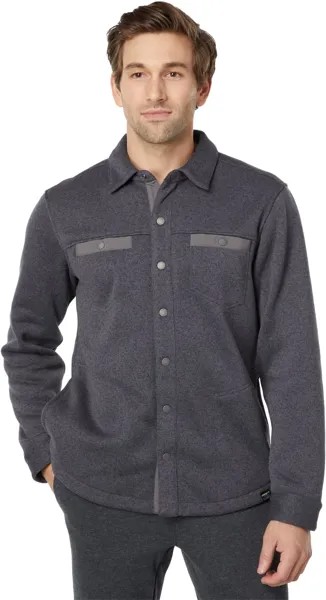 Куртка Sweater Fleece Shirt Jac Regular L.L.Bean, цвет Charcoal Gray Heather