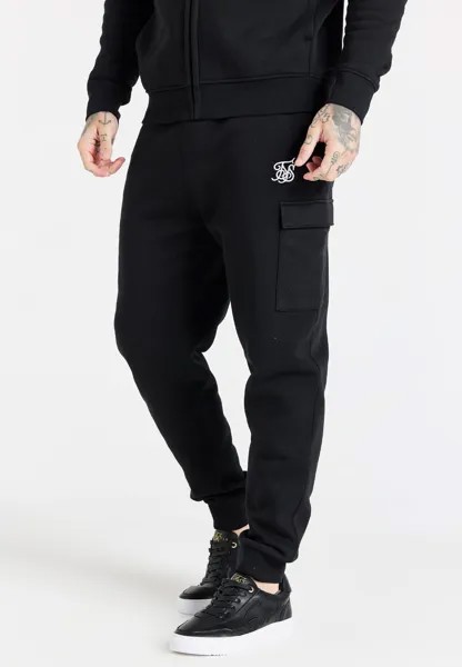 Спортивные брюки Cargo Jogger SIKSILK, черный