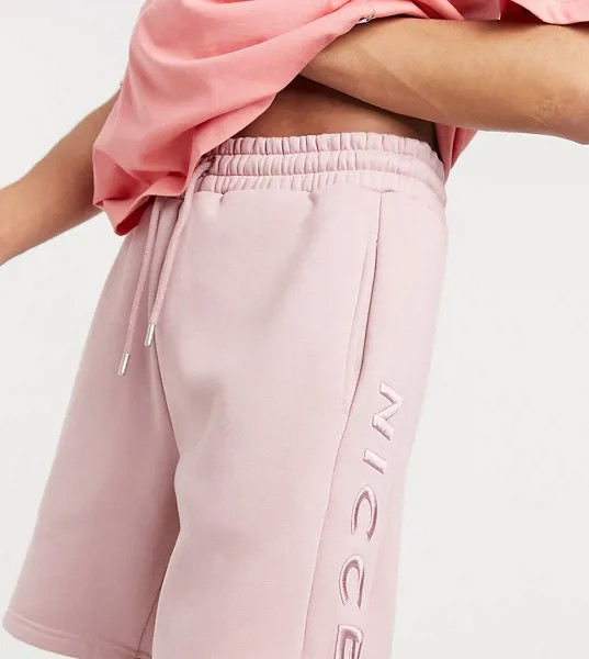 Нежно-розовые шорты Nicce Mercury – эксклюзивно для ASOS-Розовый цвет