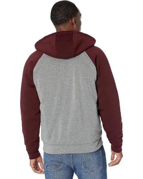 Худи U.S. POLO ASSN. Color-Block Raglan Hoodie, цвет Mulled Wine