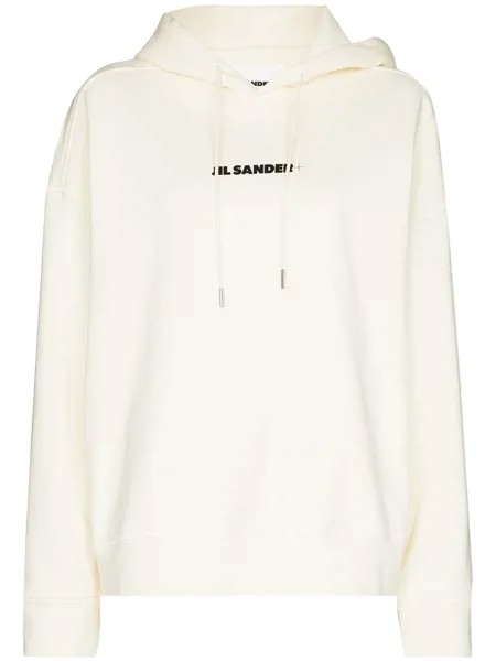 Jil Sander худи с кулиской и логотипом