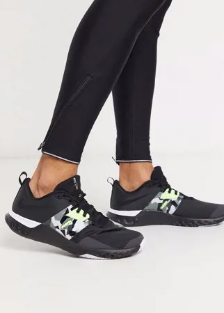 Черные/серые кроссовки Nike Training Renew Retaliation-Черный