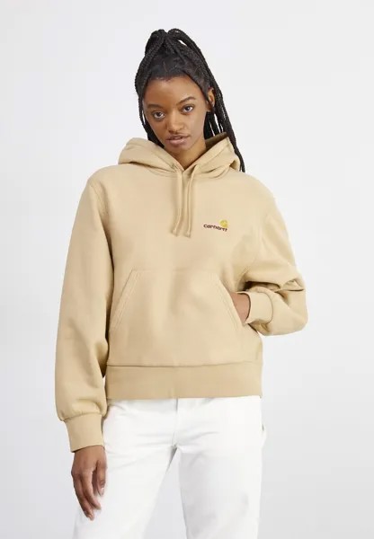 Толстовка American Script Carhartt WIP, цвет sable