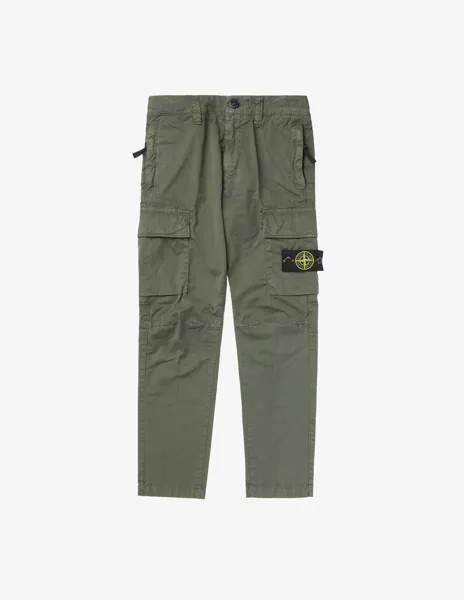 Обычные брюки Stone Island Junior, оливковый