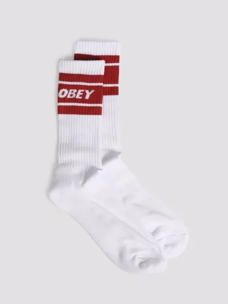 Носки OBEY Cooper Ii Socks WHITE / CHILI 2021