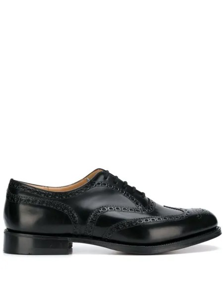 Church's Oxford brogues, черный